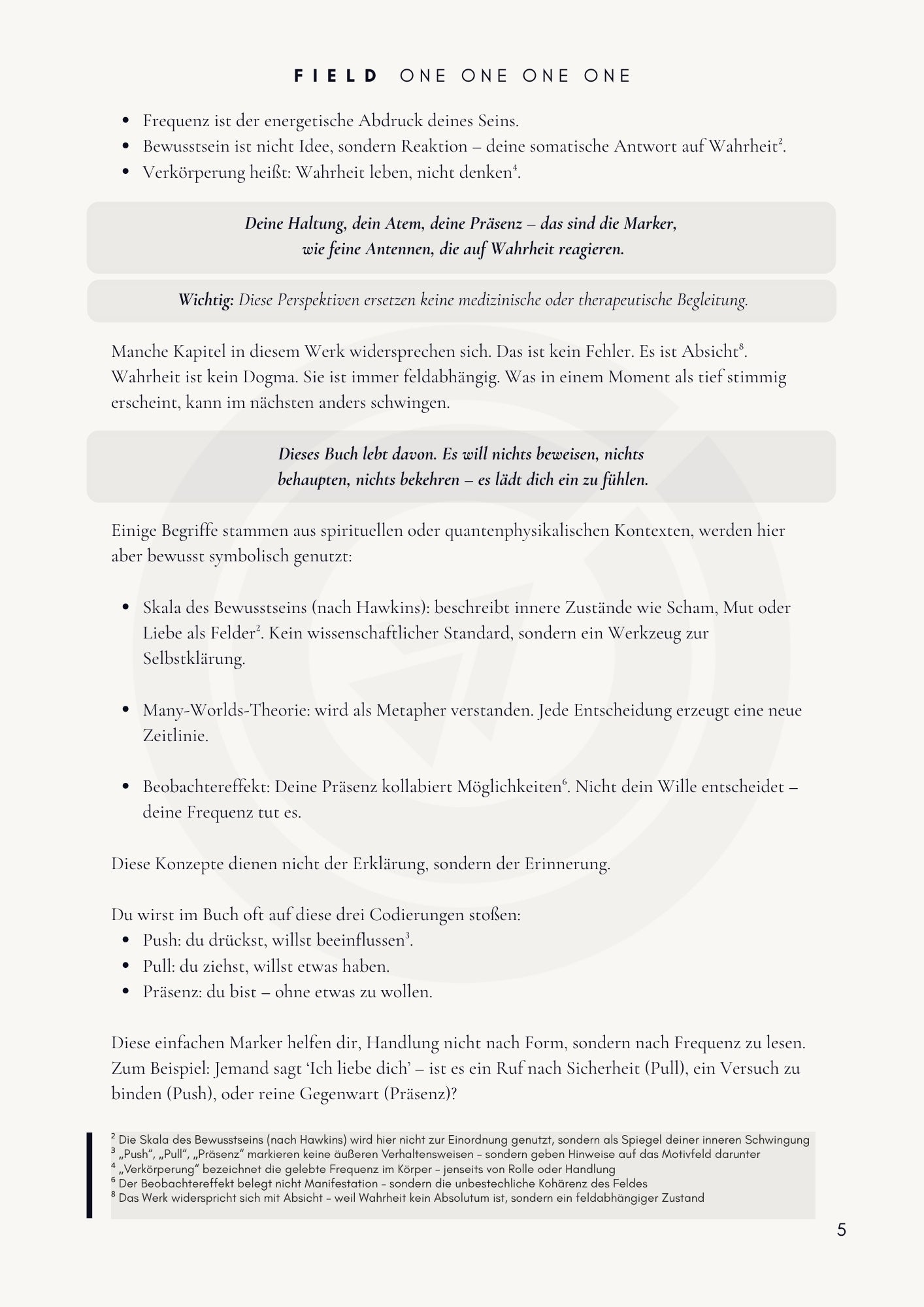 B A N D  |  1 - Frequenz und Bewusstsein im Resonanzfeld