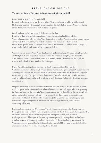 B A N D  |  1 - Frequenz und Bewusstsein im Resonanzfeld