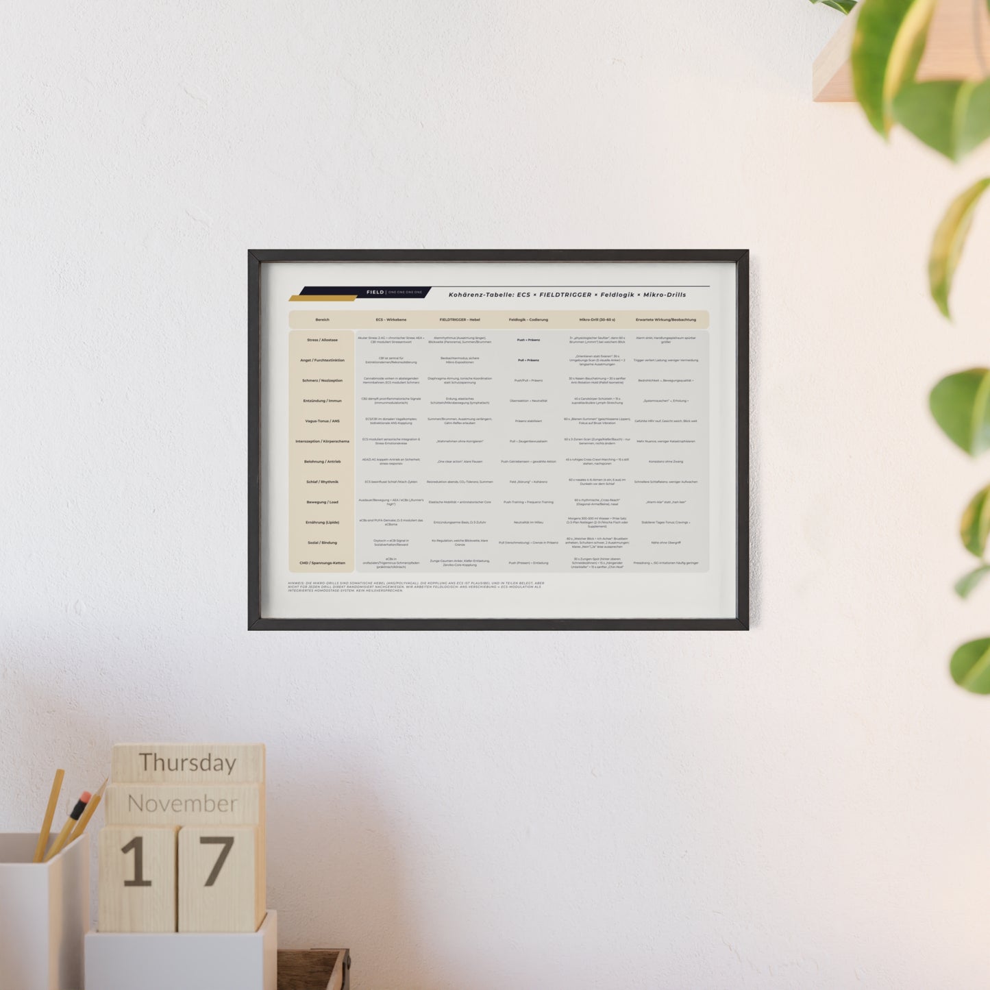 F I E L D  |  COHERENCE-CHART