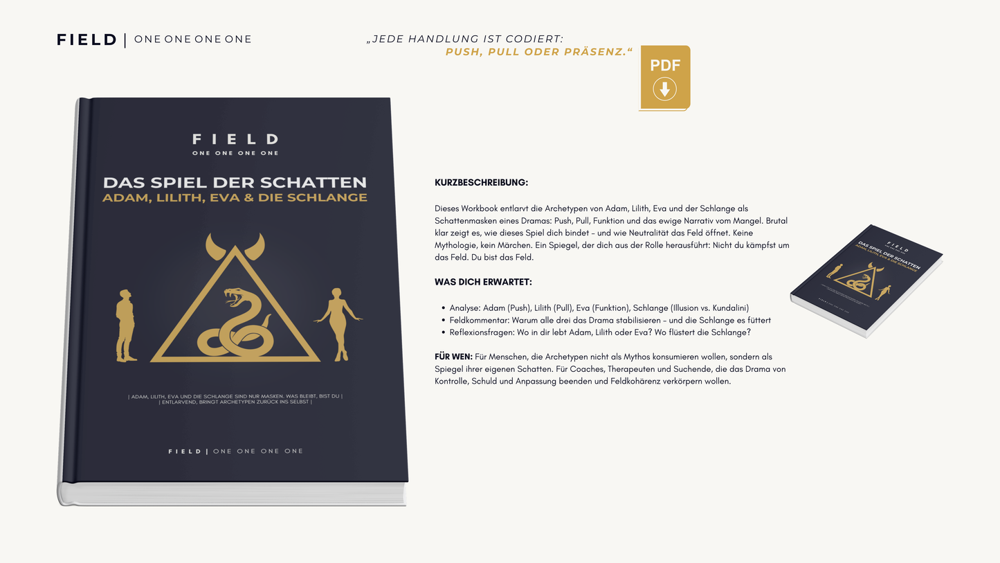 DAS SPIEL DER SCHATTEN | Adam, Lilith, Eva & die Schlange